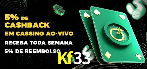 Promoções do cassino ao Vivo Kf33